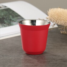 304 Stainless Steel Double Wall Capsule Coffee Cup