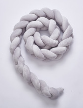 Danish Weave Long Strip Knot Ball Pillow