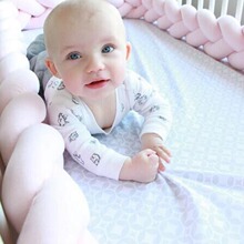 Danish Weave Long Strip Knot Ball Pillow