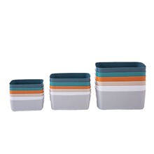 Plastic Book-Shaped Desktop Cosmetic Organizer