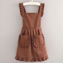 Women's Anti-Stain Logo Print Waist Apron