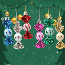 Plastic Painted Round Christmas Ornaments