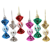 Plastic Painted Round Christmas Ornaments