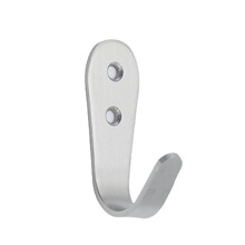 Stainless Steel Black Coat Hook