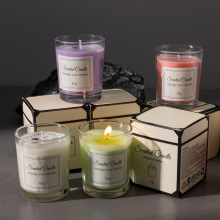 Soy Wax Scented Candle in Glass Cup