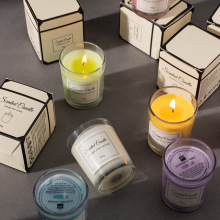 Soy Wax Scented Candle in Glass Cup