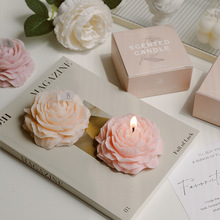 Peony Scented Handmade Ornament Candle