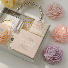 Peony Scented Handmade Ornament Candle