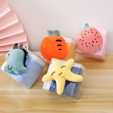 Coral Fleece Square Hand Towel