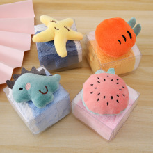 Coral Fleece Square Hand Towel