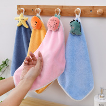 Coral Fleece Square Hand Towel