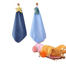 Coral Fleece Square Hand Towel