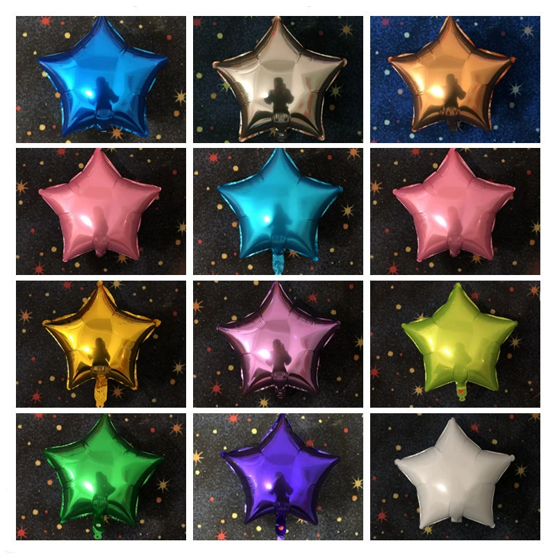 18 Inch Five-Pointed Star Aluminum Balloon