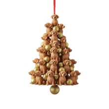 Acrylic Animal Christmas Tree Clogs Pendant