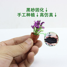 Miniature Immortal Pillar Potted Plant Model