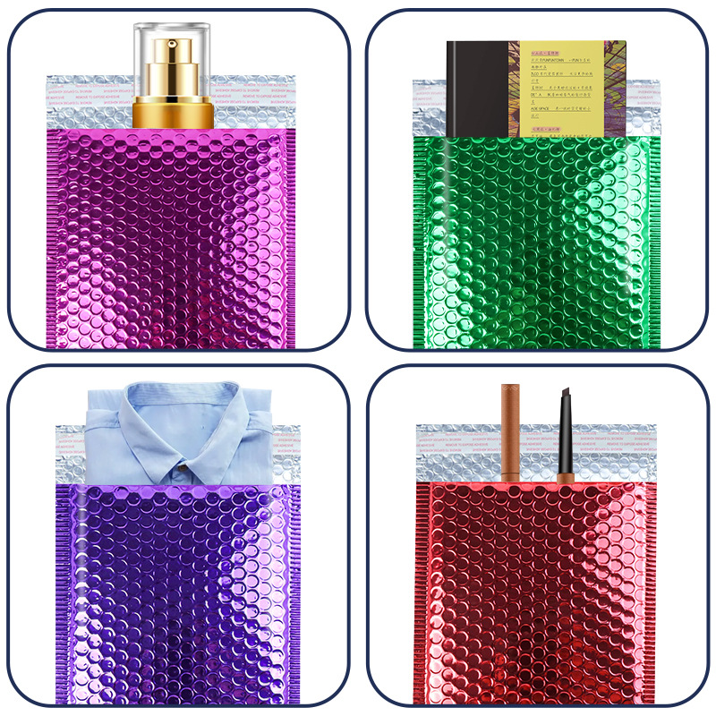 Red Aluminum Foil Bubble Mailer