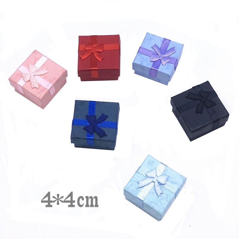 4x4 Square Hardened Pearlized Ring Box