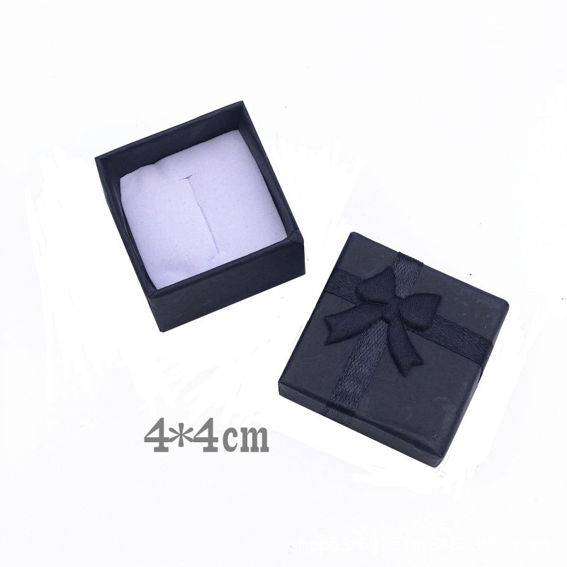 4x4 Square Hardened Pearlized Ring Box