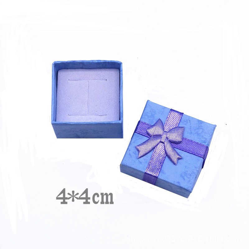 4x4 Square Hardened Pearlized Ring Box