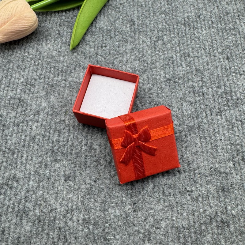 4x4 Square Hardened Pearlized Ring Box
