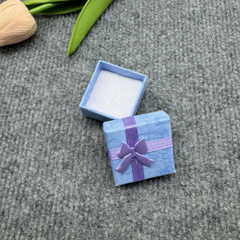 4x4 Square Hardened Pearlized Ring Box