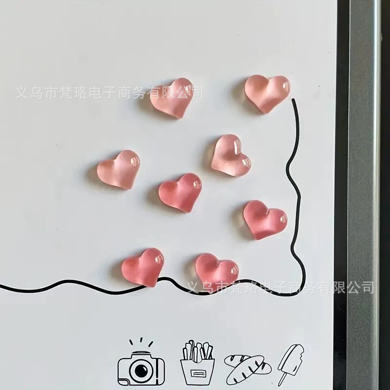 Heart-Shaped Fridge Magnet Whiteboard