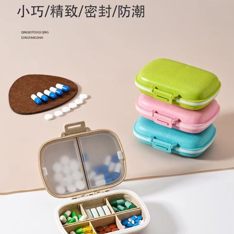 8-Grid Weekly Pill Organizer