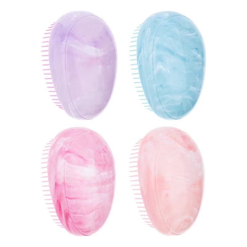 Two-Tone Frosted Gradient Hair Comb